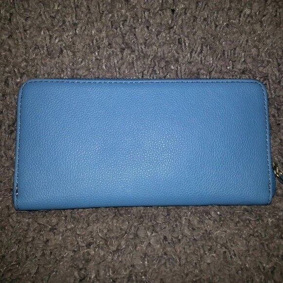 FOSSIL-TORI-Zip Clutch-Wallet-Caribbean Blue-New with Tag - Picture 3 of 6